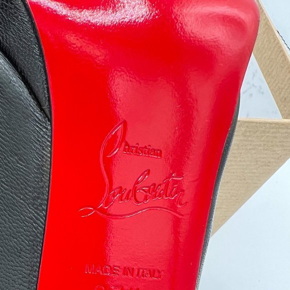Christian Louboutin Pigalle 100 Leather Platform Pumps - Picture 5 of 7